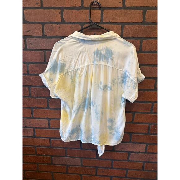 Caffe Marrakech Tie Dye Button Down Shirt Small - Picture 2 of 8